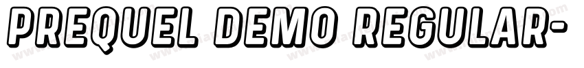 Prequel Demo Regular字体转换